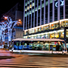 Sapporo Crossing at night