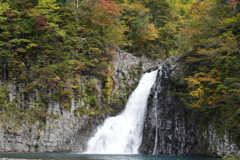 法体の滝　落口の近くより