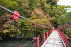 法体の滝　吊り橋