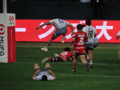 リーグワン　レッドハリケーンズ大阪 vs 日本製鉄釜石シーウェイブズ ⑤