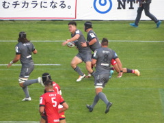 リーグワン　NTT レッドハリケーンズ vs リコーブラックラムズ④