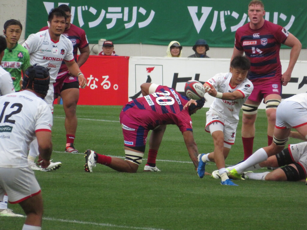 リーグワン入替戦　花園近鉄ライナーズ vs 三重ホンダヒート