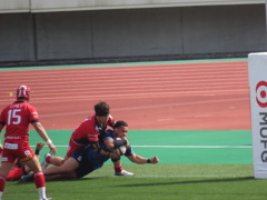 リーグワン　レッドハリケーンズ大阪 vs クリタウォーターガッシュ昭島②