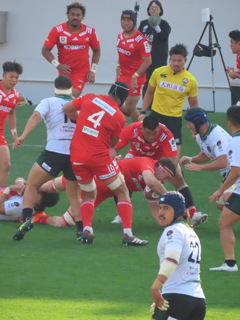 リーグワン　神戸スティーラーズ vs 三菱重工相模原ダイナボアーズ