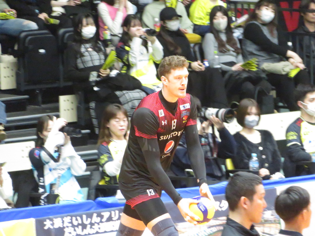 Vリーグ　日本製鉄堺ブレイザーズ vs サントリーサンバーズ ①