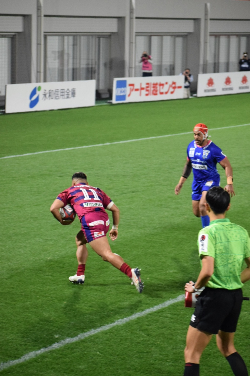 リーグワン　花園近鉄ライナーズ vs 九州電力キューデンヴォルテクス