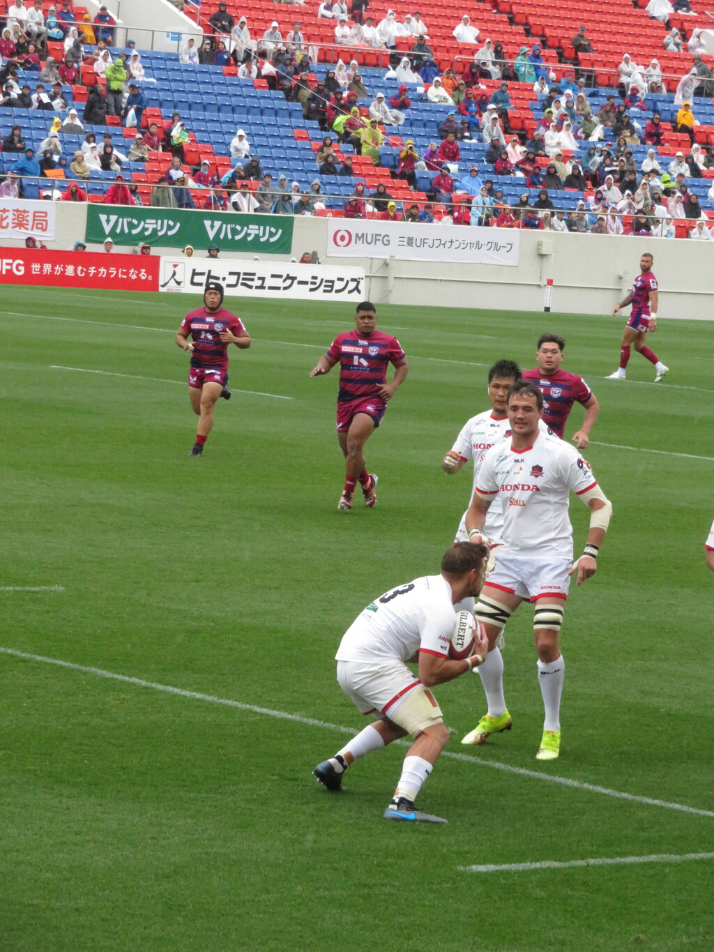 リーグワン入替戦　花園近鉄ライナーズ vs 三重ホンダヒート