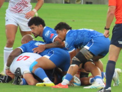 パシフィックネイションズカップ　サモア代表 vs アメリカ代表　3位決定戦④