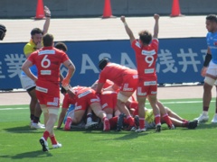 リーグワン　神戸スティーラーズ vs 東芝ブレイブルーパス東京