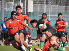 トップウェスト　守口市門真市消防組合ラグビー部 vs 川崎重工 ①