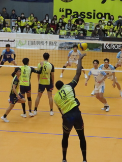 SVリーグ　日本製鉄堺ブレイザーズ vs 東レアローズ静岡