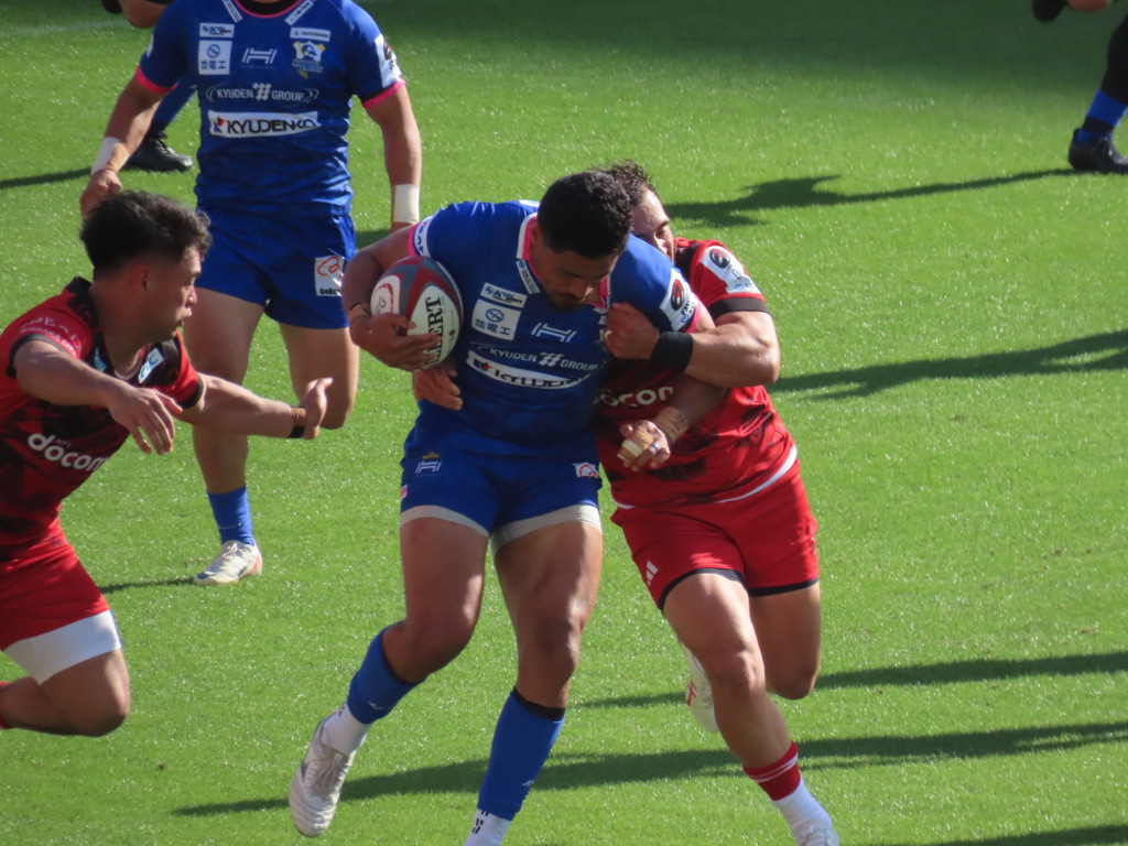 リーグワン　レッドハリケーンズ大阪 vs 九州電力キューデンヴォルテクス ④