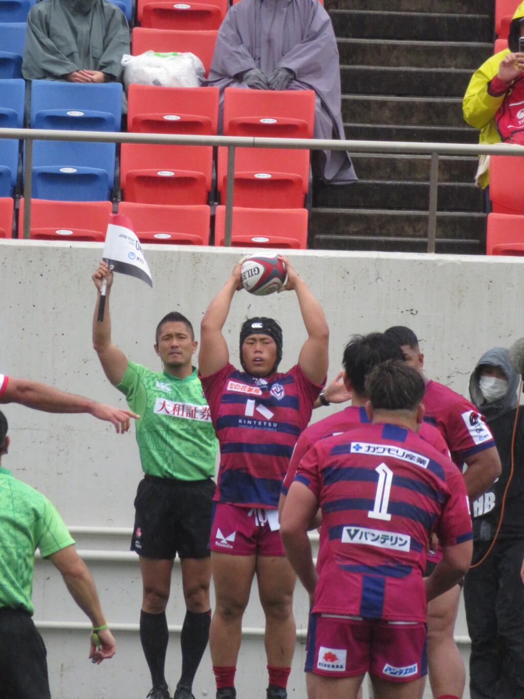リーグワン入替戦　花園近鉄ライナーズ vs 三重ホンダヒート