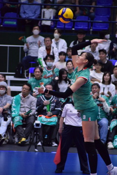 SVリーグ　大阪マーヴェラス vs デンソーエアリービーズ