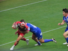 リーグワン　レッドハリケーンズ大阪 vs 九州電力キューデンヴォルテクス ①