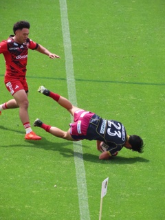 リーグワン　レッドハリケーンズ大阪 vs 花園近鉄ライナーズ