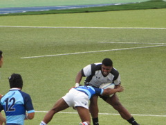 大学ラグビー　摂南大学 vs 朝日大学④