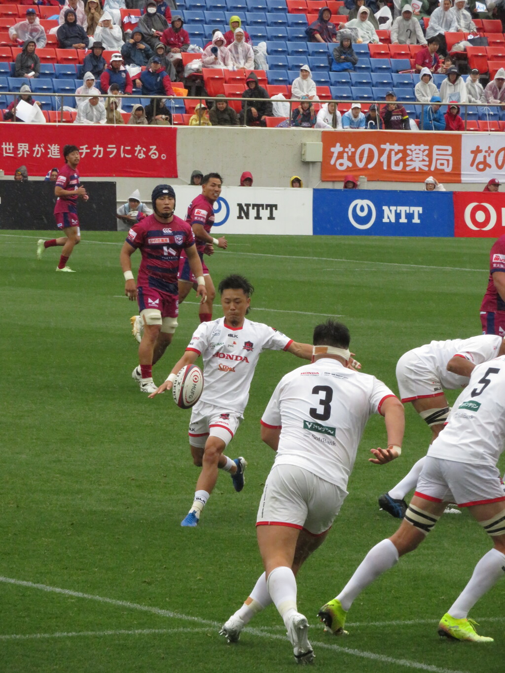 リーグワン入替戦　花園近鉄ライナーズ vs 三重ホンダヒート