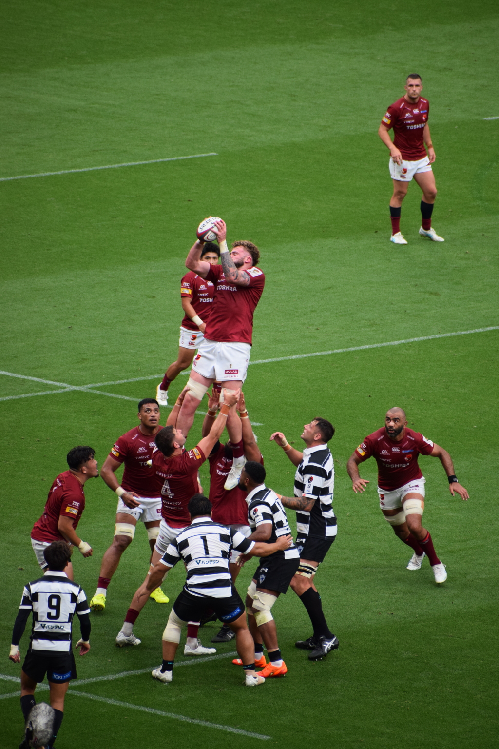 リーグワン決勝戦　東芝ブレイブルーパス東京 vs クボタスピアーズ船橋・東京ベイ