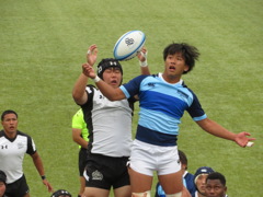 大学ラグビー　摂南大学 vs 朝日大学①
