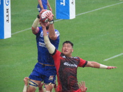 リーグワン　レッドハリケーンズ大阪 vs 九州電力キューデンヴォルテクス ④