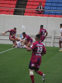 リーグワン入替戦　花園近鉄ライナーズ vs 三重ホンダヒート
