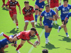 リーグワン　レッドハリケーンズ大阪 vs 九州電力キューデンヴォルテクス ②