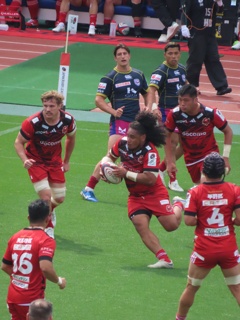 リーグワン　レッドハリケーンズ大阪 vs 花園近鉄ライナーズ