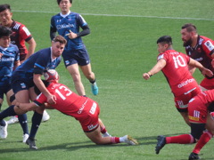 リーグワン　レッドハリケーンズ大阪 vs クリタウォーターガッシュ昭島①