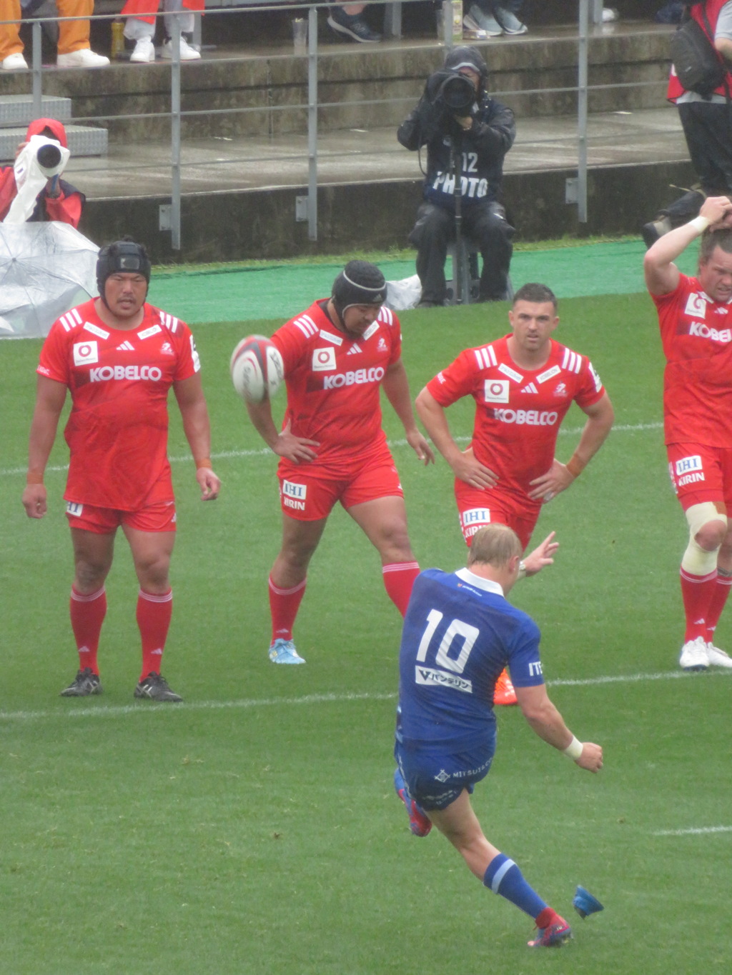 リーグワン　静岡ブルーレヴズ vs 神戸スティーラーズ