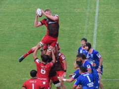 リーグワン　レッドハリケーンズ大阪 vs 九州電力キューデンヴォルテクス ①
