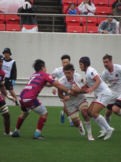 リーグワン入替戦　花園近鉄ライナーズ vs 三重ホンダヒート