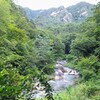 晩夏の昇仙峡の山河