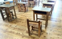 昔の学校の教室