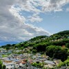 甲府市酒折の高台から望む住宅地