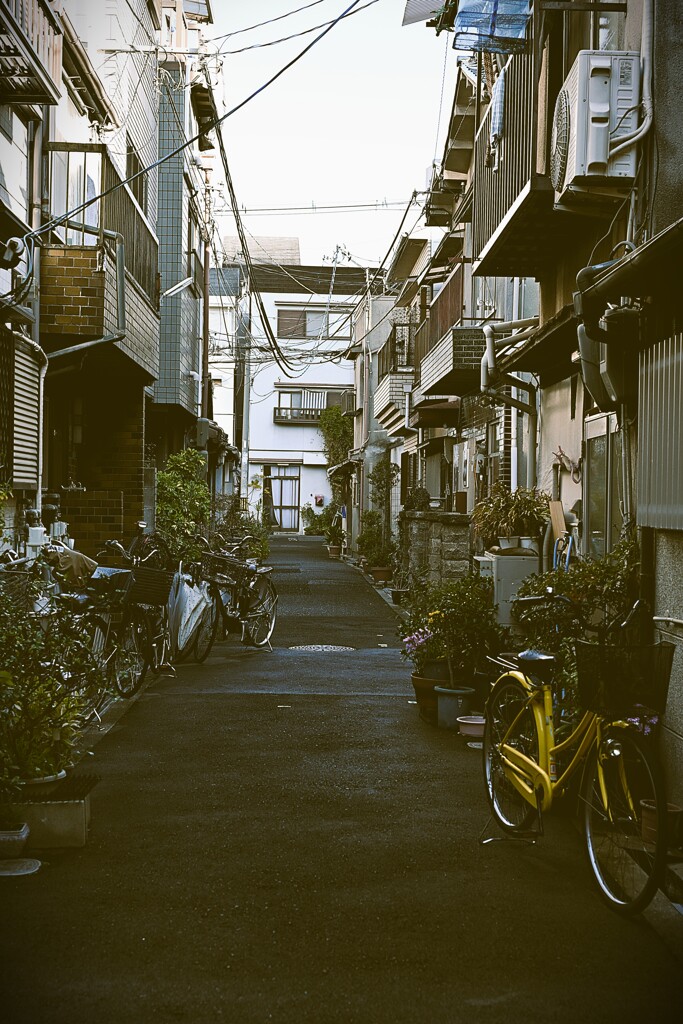 osaka東成区の路地裏