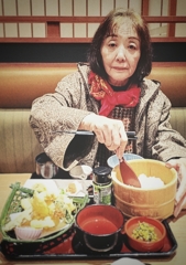 母とランチにいきました。