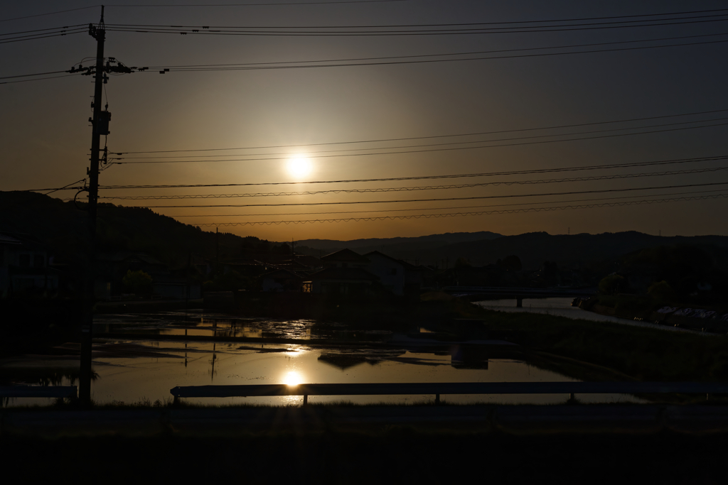 田植え前の静寂
