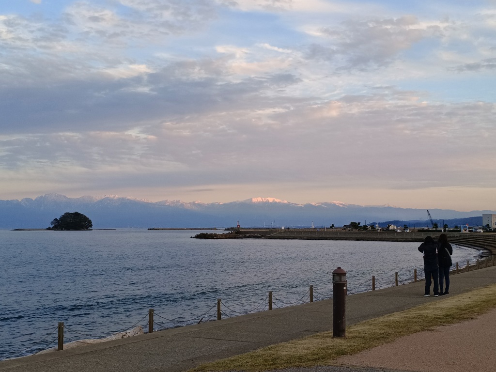 御山が綺麗になってきました。