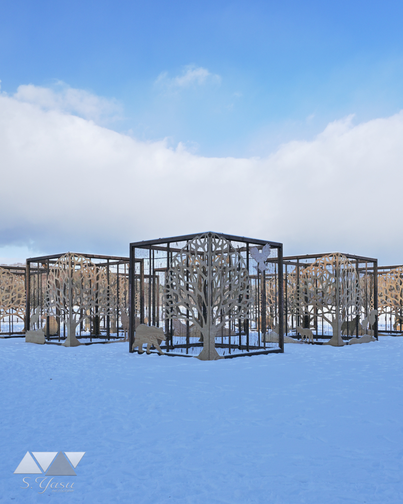 真冬のモニュメント