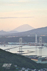 室蘭・測量山からの夕景