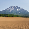 衣替えする羊蹄山