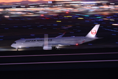 羽田空港にて