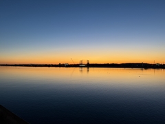 日没グラデーション