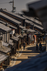 東海道　関宿　古い町並み