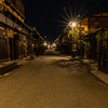 高山伝統的建造物、夜の静寂