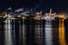工場夜景