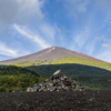 富士山と小富士