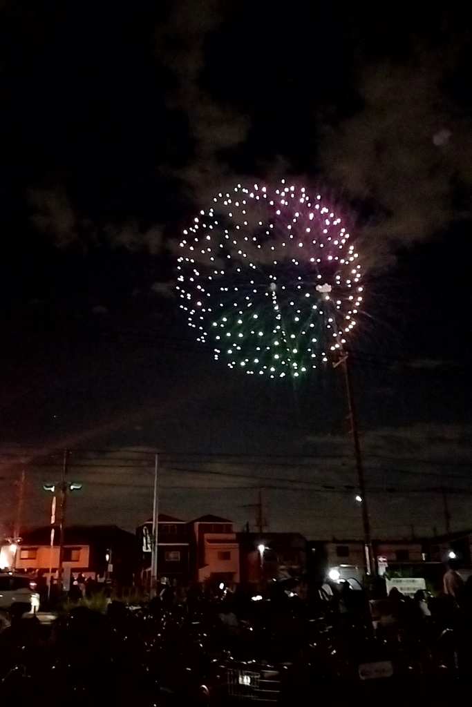 秋の花火大会！