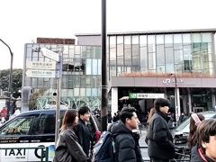 何十年ぶりかの原宿駅。